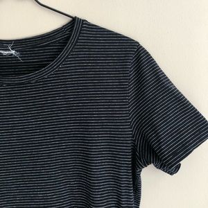 Cozy striped t-shirt dress